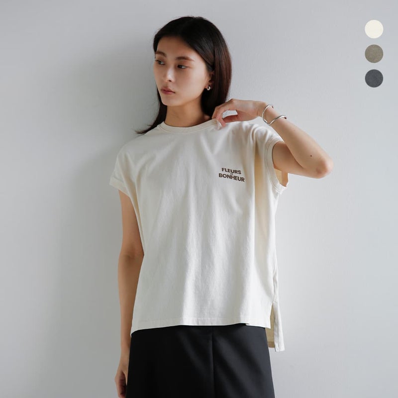 コットン ビッグ ノースリーブ Tシャツ “BIG NO SLEEVE TEE”