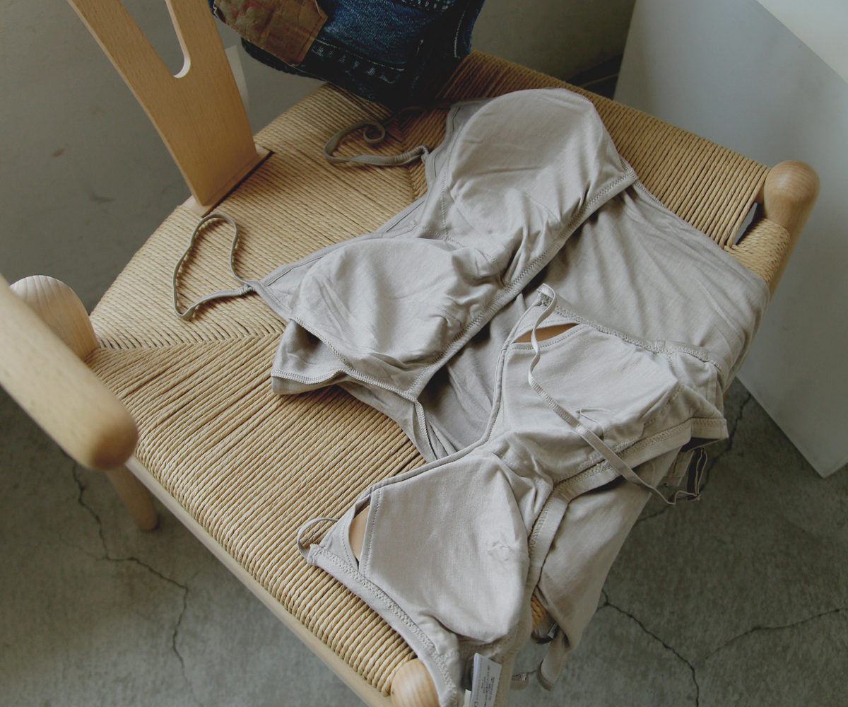 暑い夏も日々心地よく、自然体で過ごせる、COCOONA SKINWEARのシルクインナー