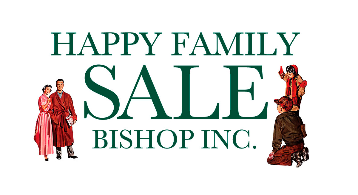 BISHOP INC. ファミリーセールのご案内 