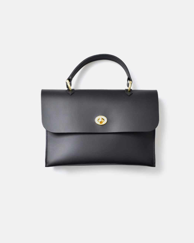  Mimi レザーショルダーバッグ “HEBE” 