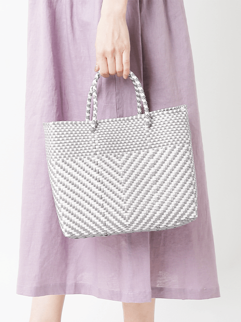 ハンドメイド ウォッシャブル メルカドバッグ XS "ESPIGA" espiga-xs