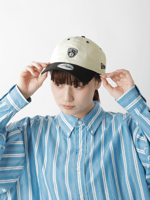 2トーン ロゴ キャップ "BROOKLYN NETS/UTAH JAZZ" 24sneit01-04