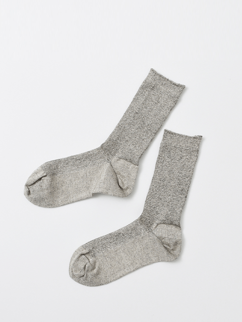 コルトレイクリネン プレーティング リブ ソックス 11701024