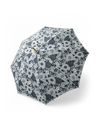 Cou Pole(クーポール)<br>晴雨兼用 リバティプリント バンブーハンドル 傘 cc-60101