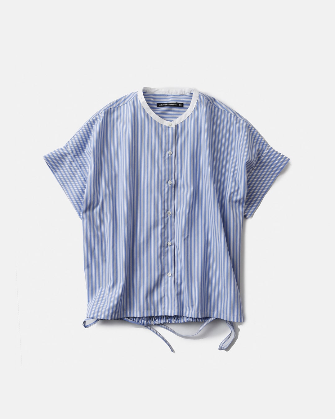 HOSHII TO DEAU(ホシイトデアウ)×nicholson&nicholson(ニコルソンアンドニコルソン)aranciato別注 クレリック ショートスリーブ シャツ pansy-cleric