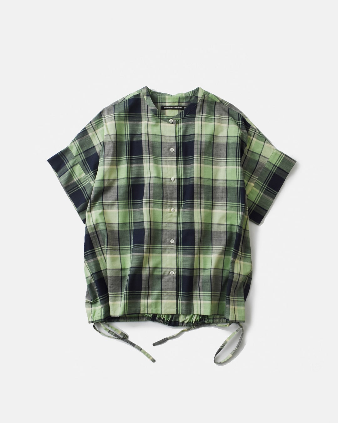 HOSHII TO DEAU(ホシイトデアウ)×nicholson&nicholson(ニコルソンアンドニコルソン)aranciato別注 クレリック ショートスリーブ シャツ pansy-cleric