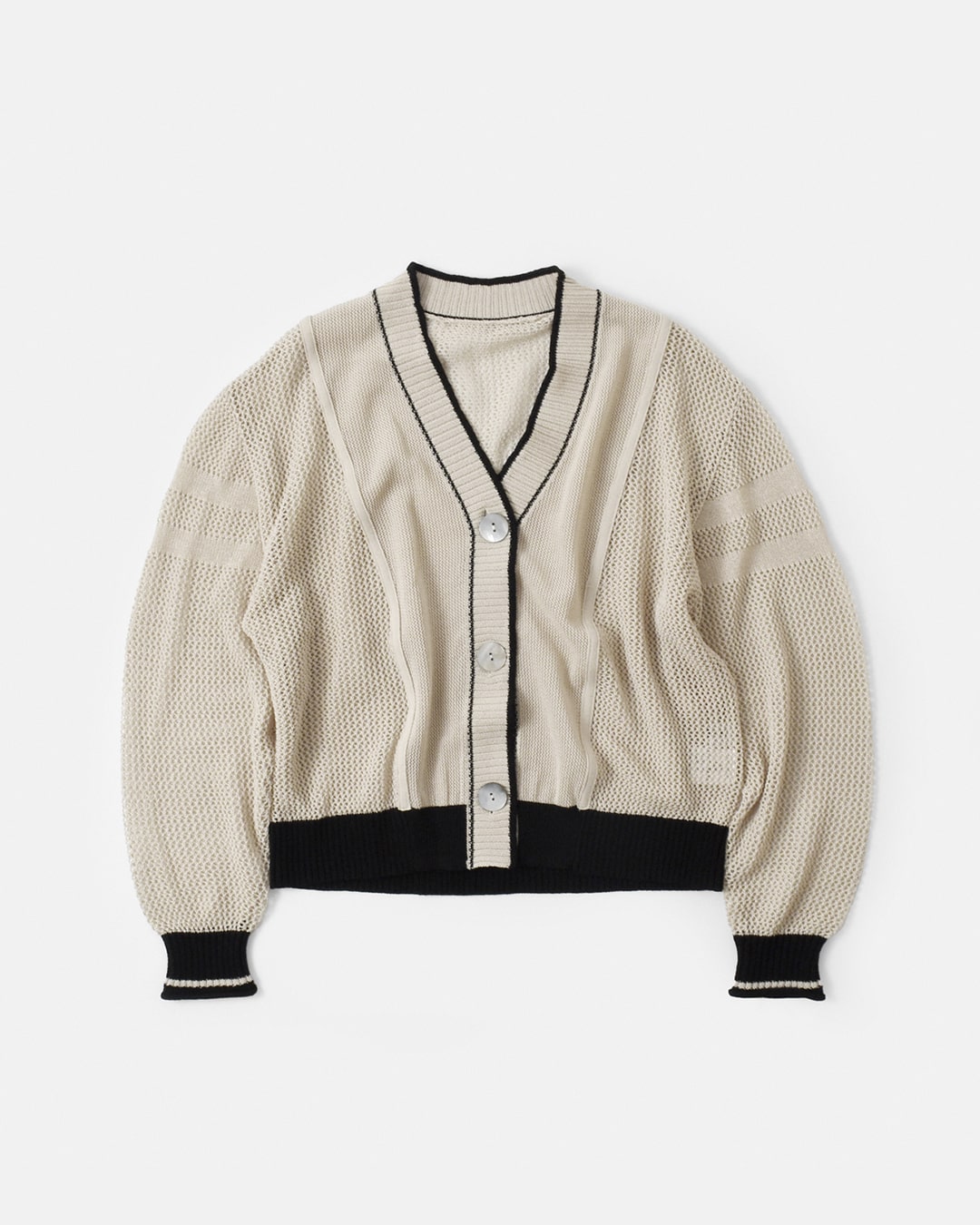 LE BON(ルボン)<br>Vネック 配色 ニット カーディガン ln9241409-241