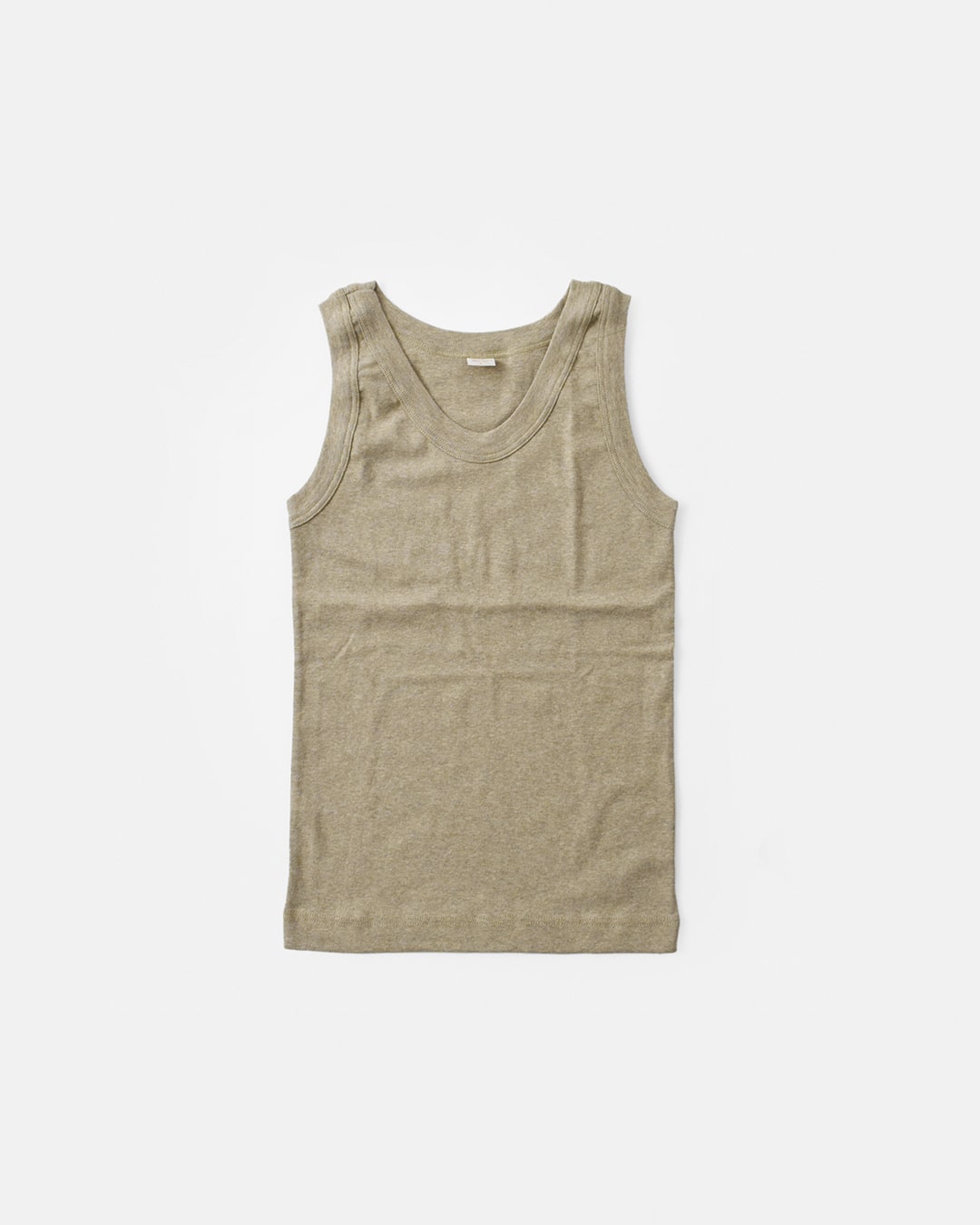 GICIPI(ジチピ)<br>コットン フライス ベーシック タンクトップ “VANADIO” 2410p