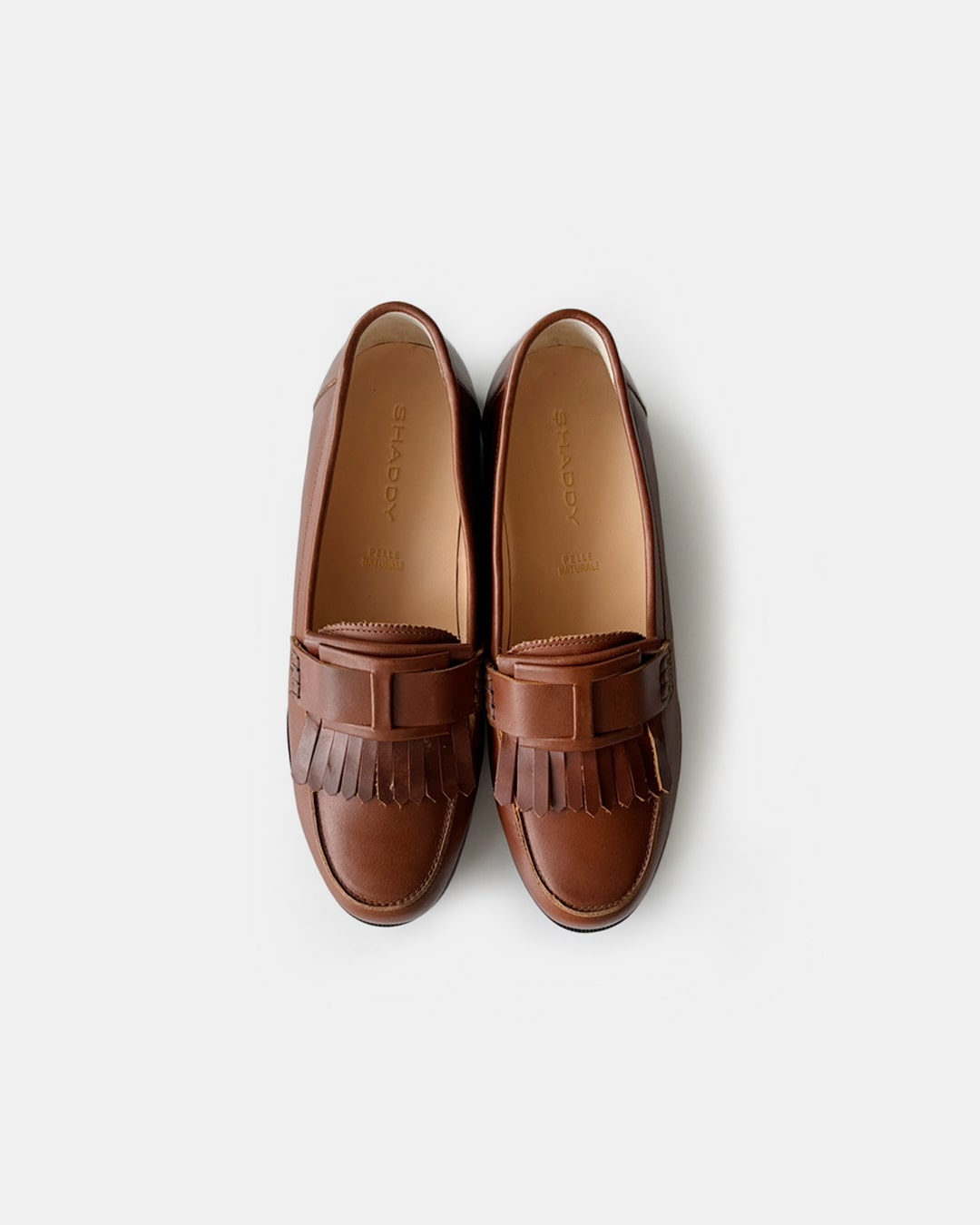 SHADDY(シャディ)<br>レザー キルト タッセル ローファー sh011