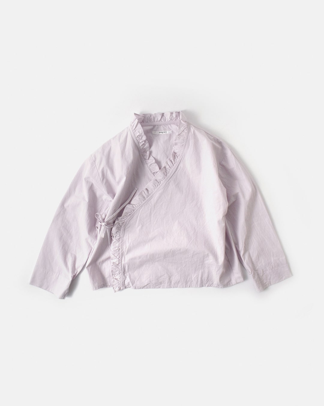 Laboratory(ラボレイトリー)コットンリネン フリル カシュクール ブラウス “FRILL CACHECOEUR BLOUSE” la286