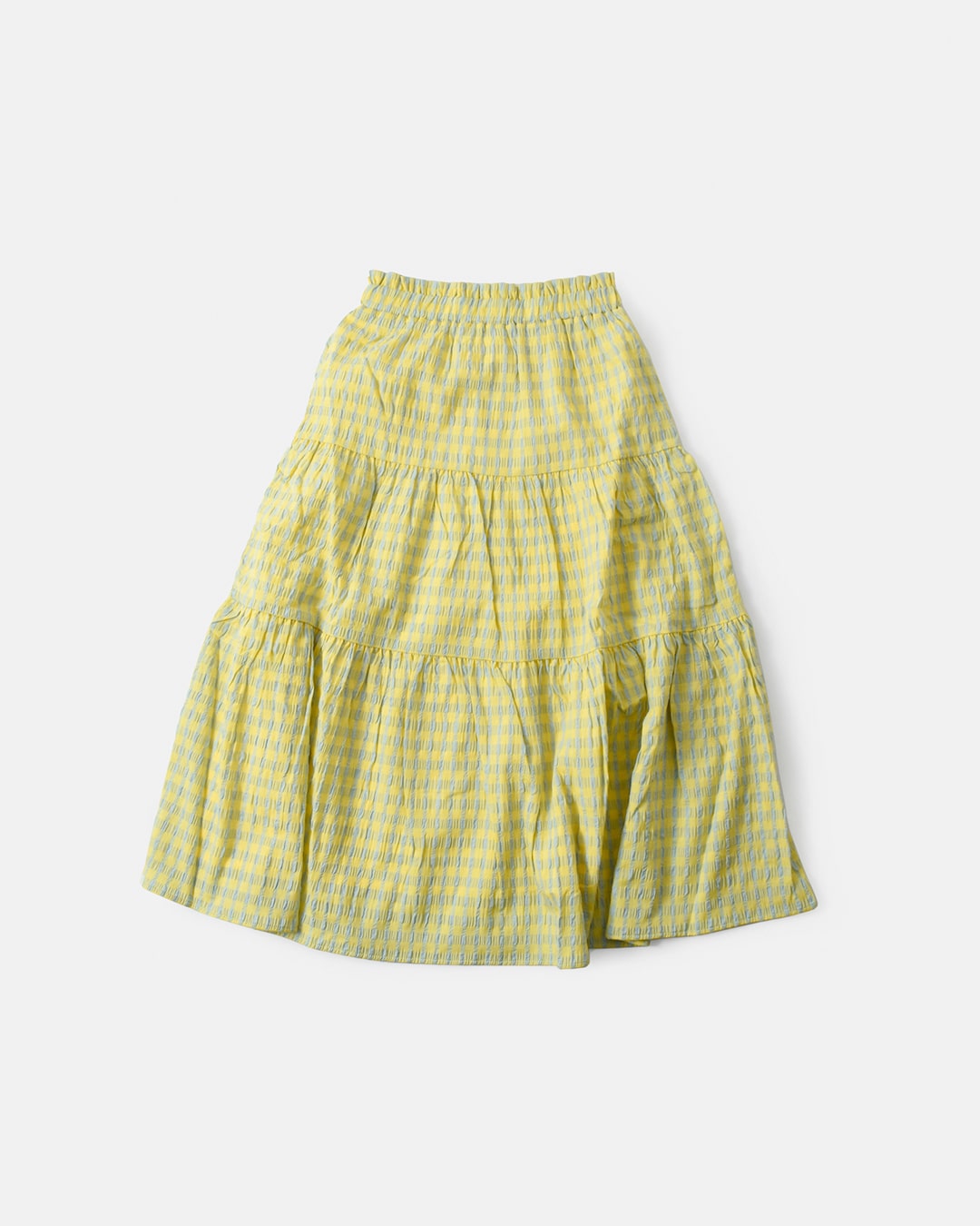 kelen(ケレン)コットン ストレッチクロス ティアード デザイン スカート “JEBI” lkl24hsk2025