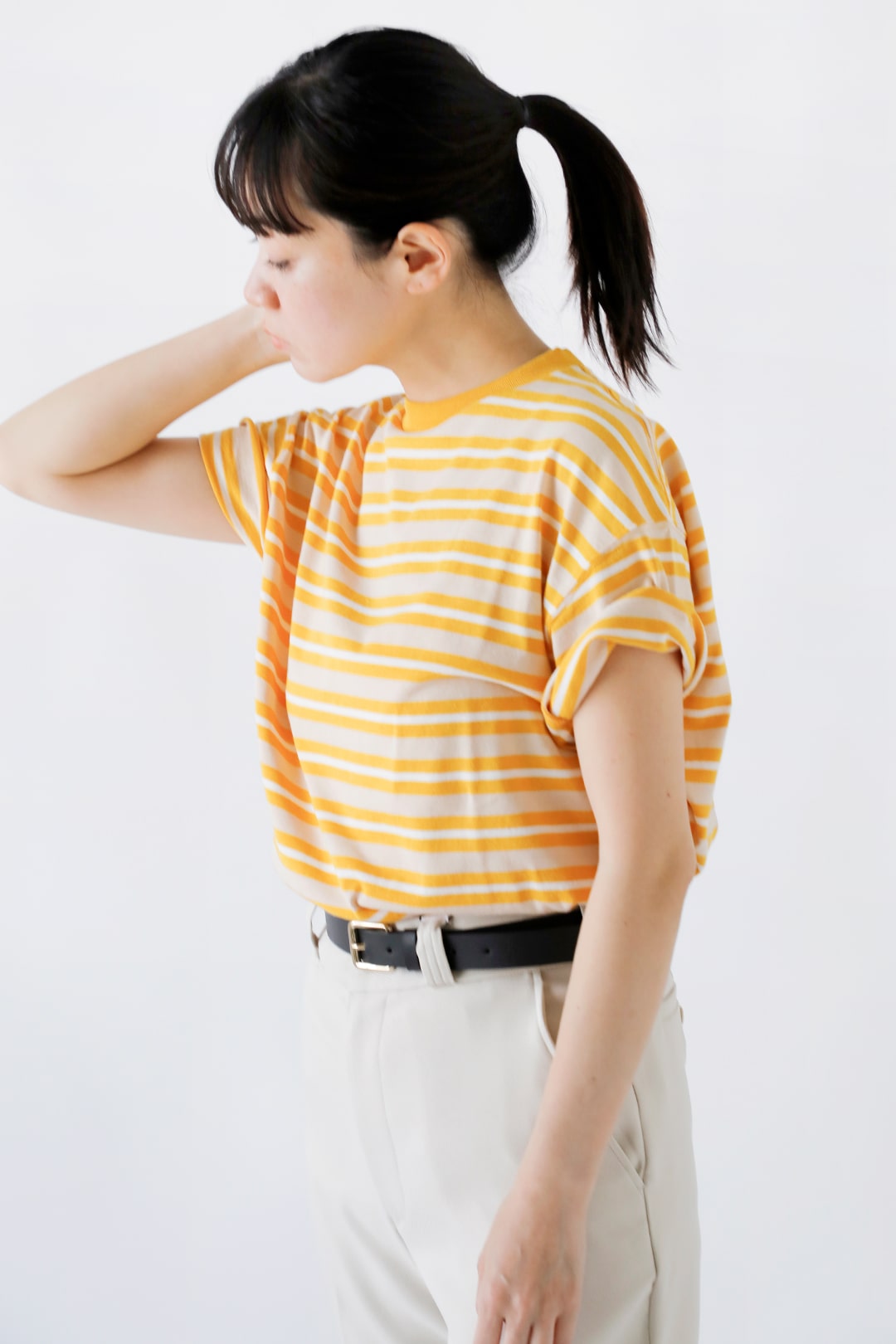 DANTON(ダントン)
TCオープンエンドジャージードルマンショートスリーブボーダーTシャツ