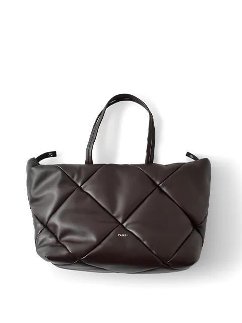 シンセティックレザー 2way トートバッグ