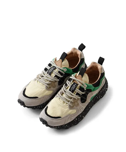 レザー ナイロン スニーカー “YAMANO3”