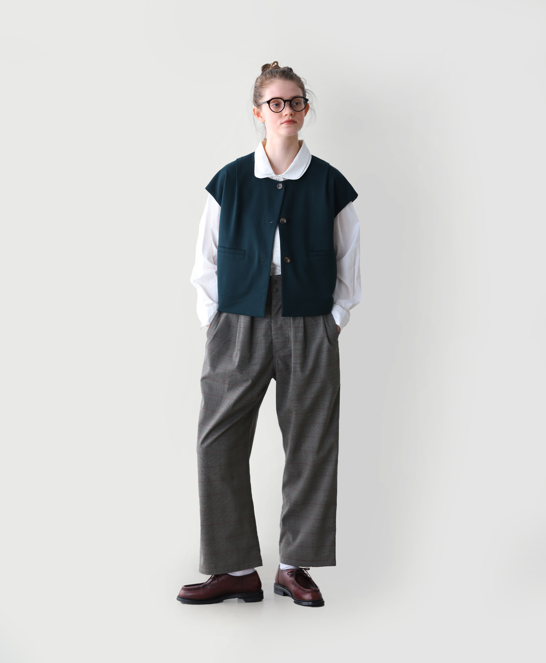 kelenのチェックパンツ