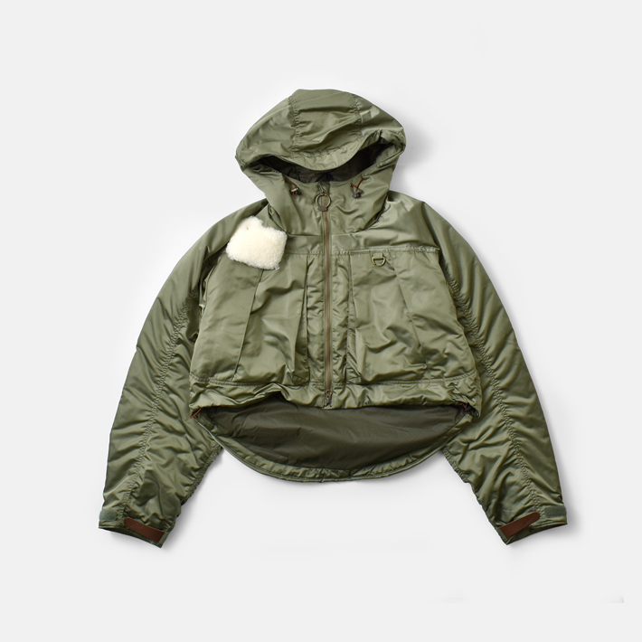 WOOLRICHハイカウント サテン フィッシング ジャケット 