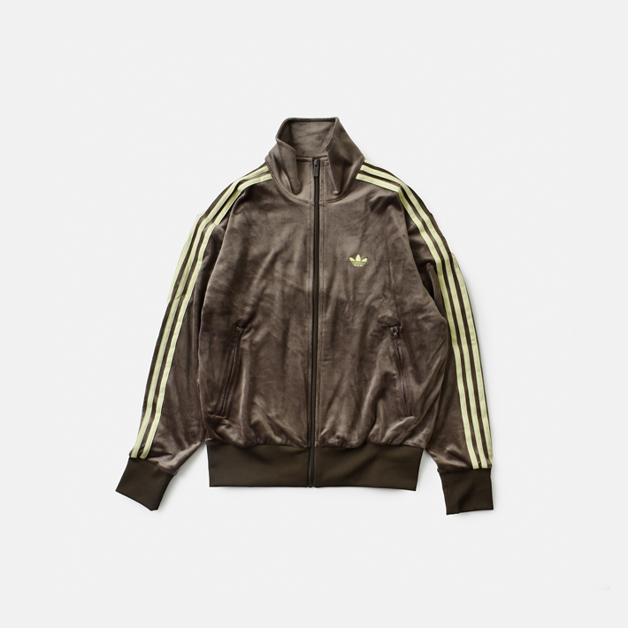 adidas Originalsファイヤーバード ベロア トラックトップ ジャケット  