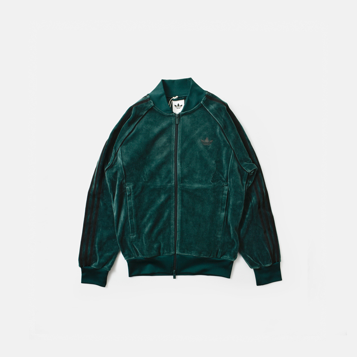 adidas Originalsベロア トラックトップ ジャケット