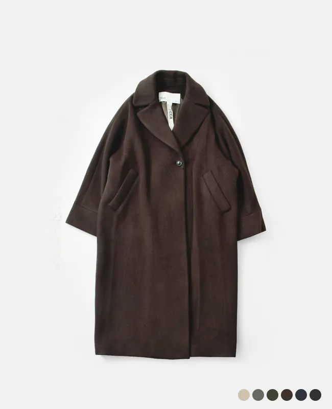 TICCAウール ロング テント コート