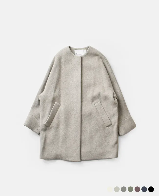 TICCAノーカラー テント コート