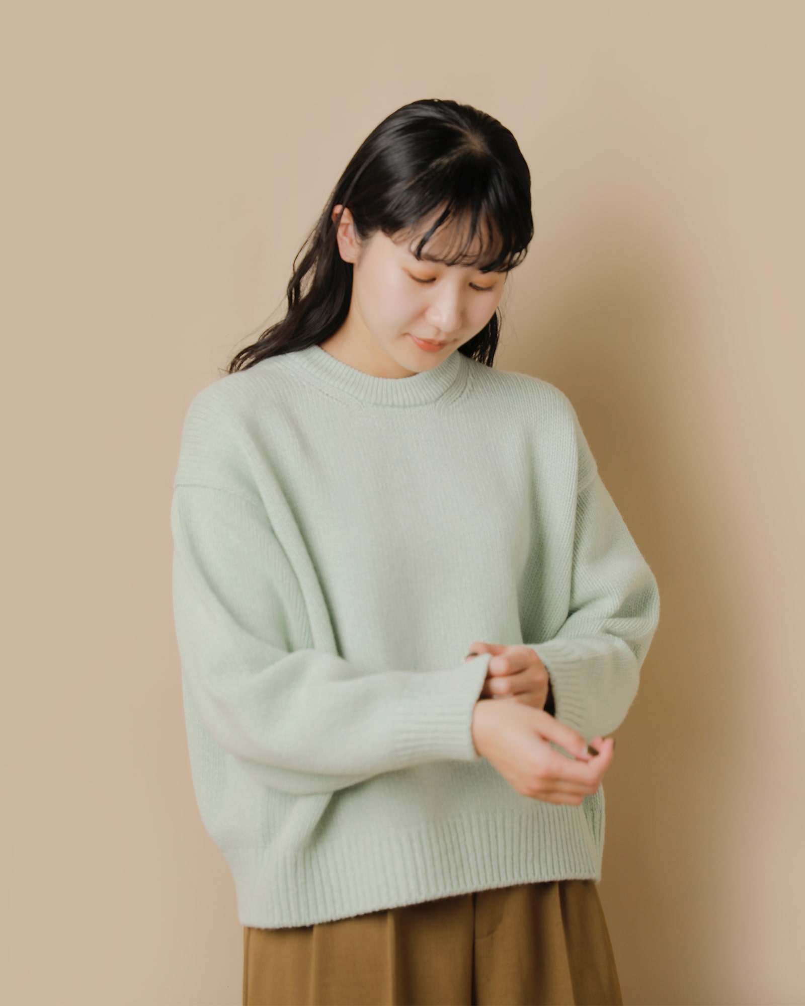 SLOANEのラム×カシミヤニット 3枚目