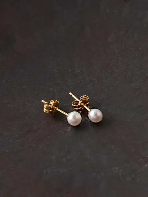 ベビーパール ポスト ピアス
