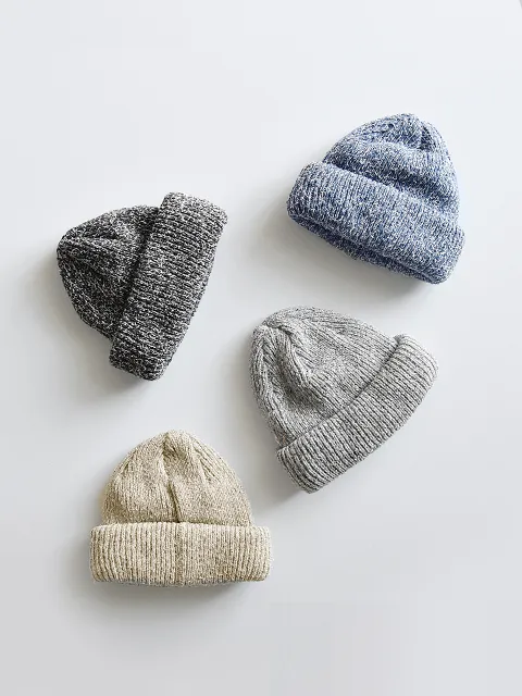 シルクブレンド 三つ折り ニット帽