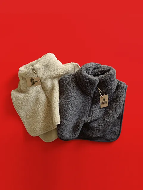 ジップ ビブ ネックウォーマー