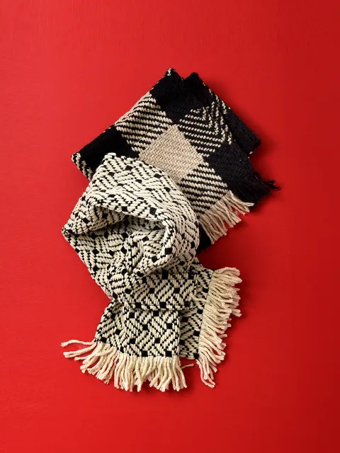 aranciato別注 チェック マフラー