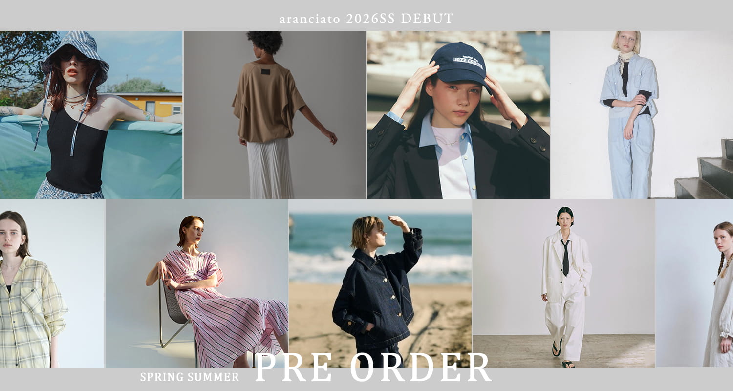 2026SS PRE ORDER 先行予約アイテム