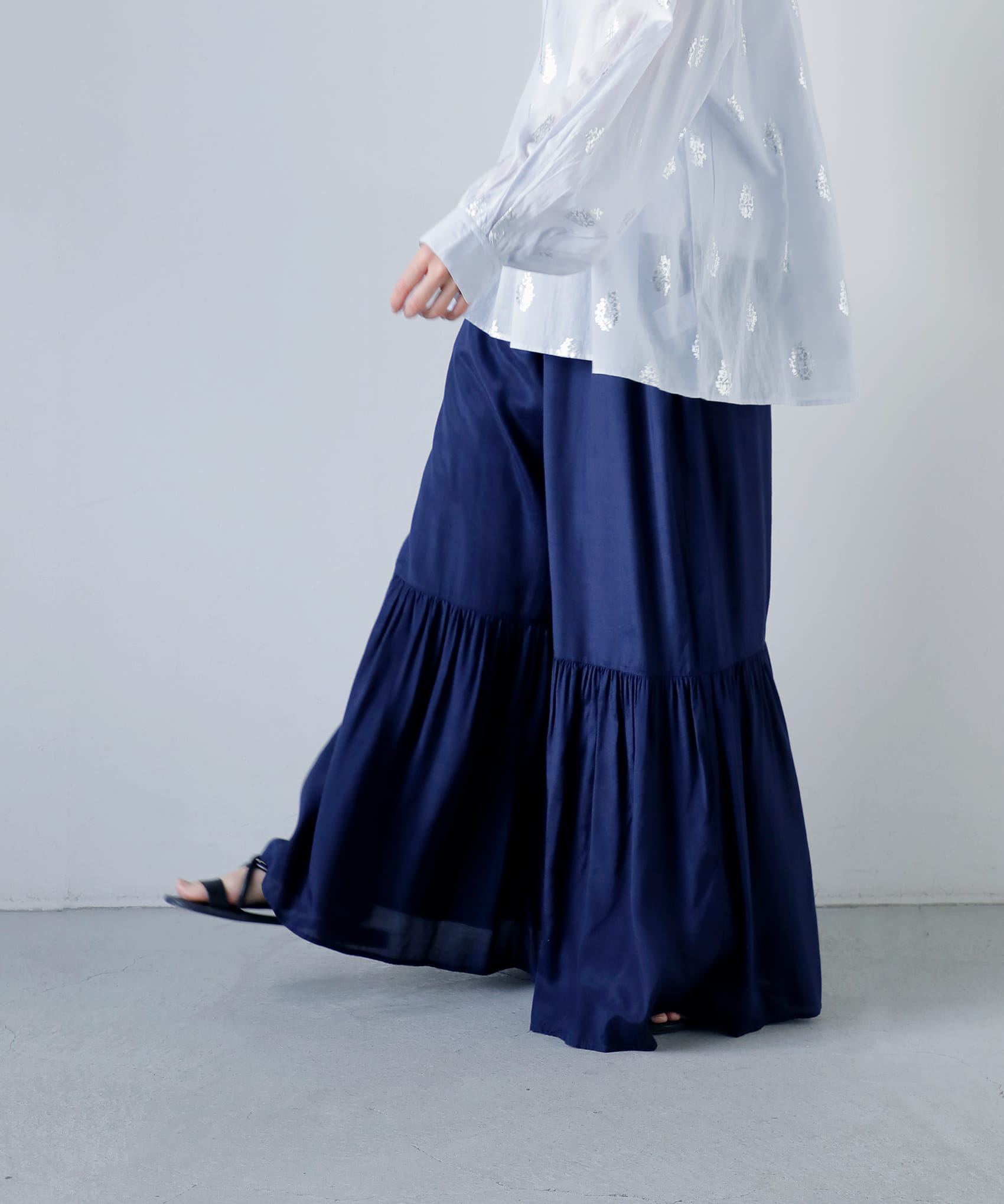 ne Quittez pasシャントン ティアード パンツ