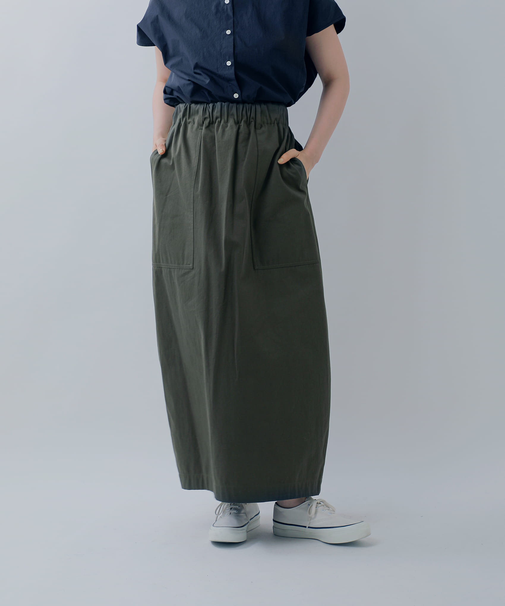 nicholson&nicholsonコットンチノスカート