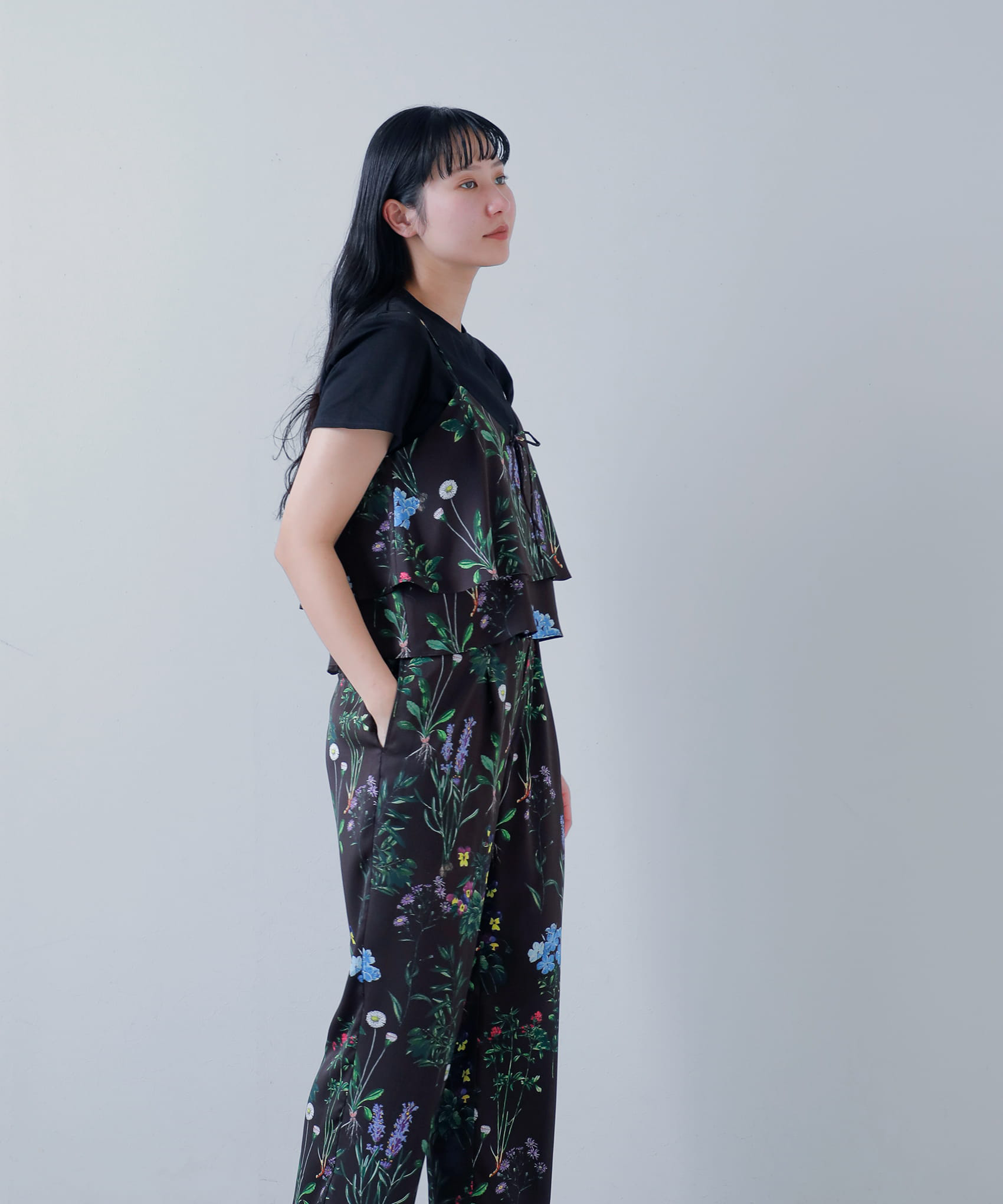 TICCA 2way フラワー プリント ビスチェ