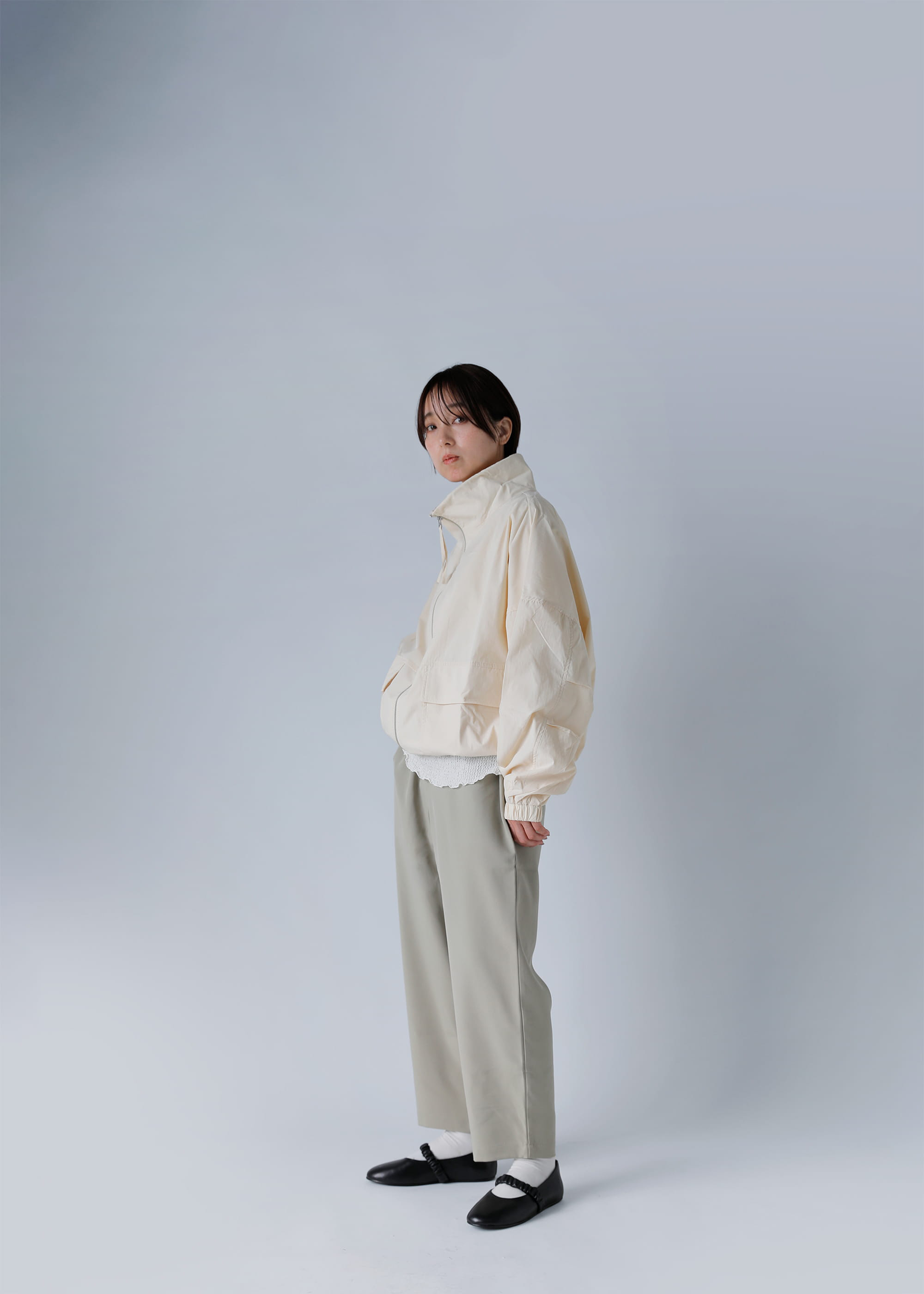 春のブルゾンコーディネート