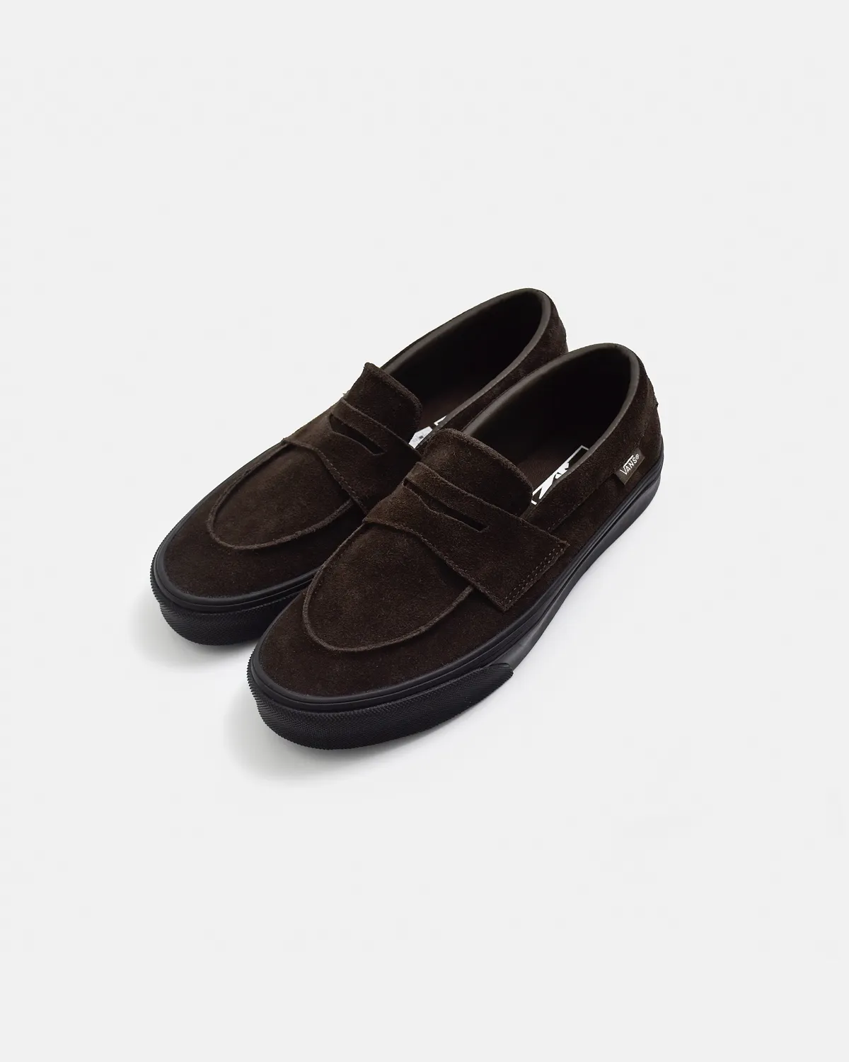 スエードレザーローファー 着用画像