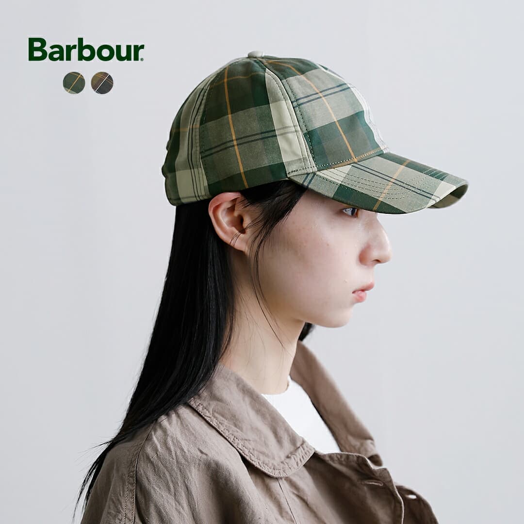 Barbour バブアー テルフィールド タータンチェック キャップ TELFIELD TARTAN CAP 261mha0910 レディース 2026ss新作 春夏