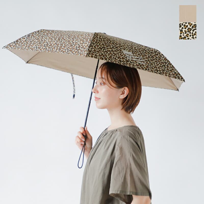 Traditional Weatherwear トラディショナルウェザーウェア レオパード プリント ライトウエイト 軽量 折り畳み傘 “LIGHT WEIGHT UMBRELLA” a261slggo0335ln-nl ユニセックス 2026ss新作 春夏2026ss新作