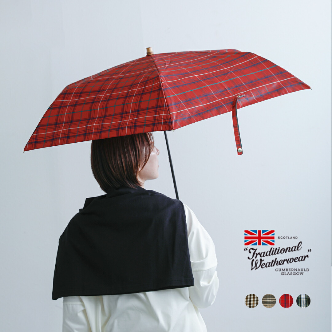 Traditional Weatherwear トラディショナルウェザーウェア ミニ バンブーハンドル 撥水 UVカット加工 晴雨兼用 折り畳み傘 “FOLDING BAMBOO MINI” a261slggo0259pe レディース 2026ss新作 春夏