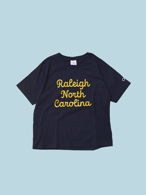 コットン パネルリブ ヘンリーネック 半袖Tシャツ