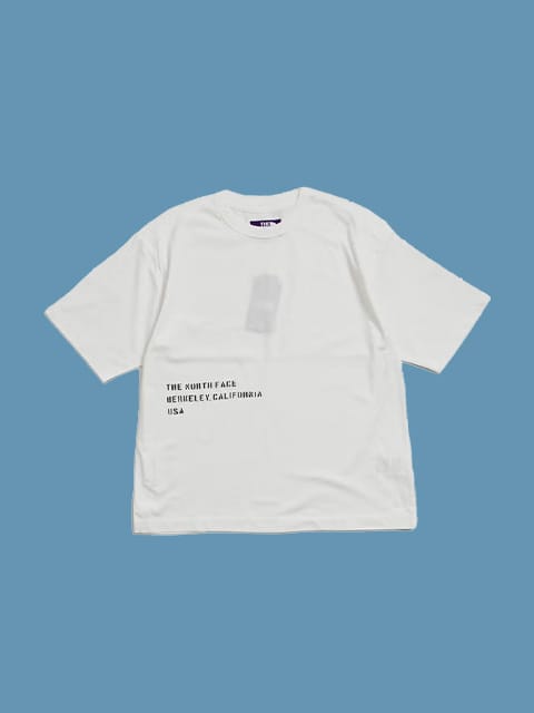 オーガニックコットン レタード フィールド Tシャツ Garment Dyed Lettered Field Tee
