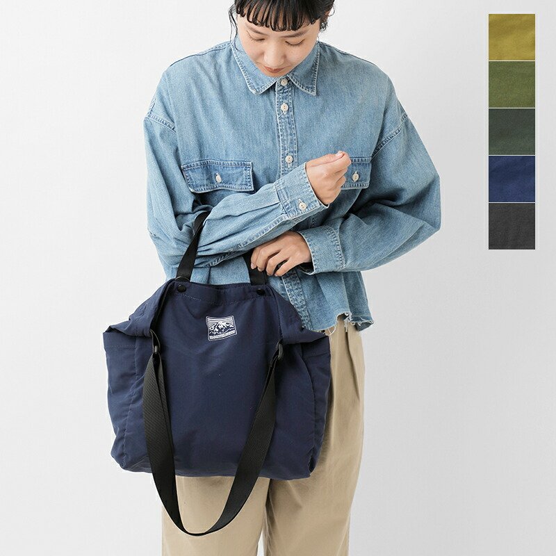 MT.RAINIER DESIGN マウントレイニアデザイン ウインドシェッド パッカブル 2way ショルダー トート バッグ “WINDSHED PACKABLE SHOULDER TOTE” 8511-tr ユニセックス