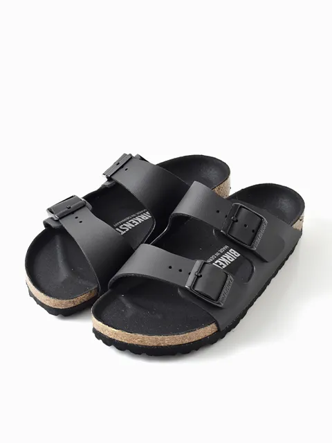 Arizona Birko-Flor Triple Black Sandals