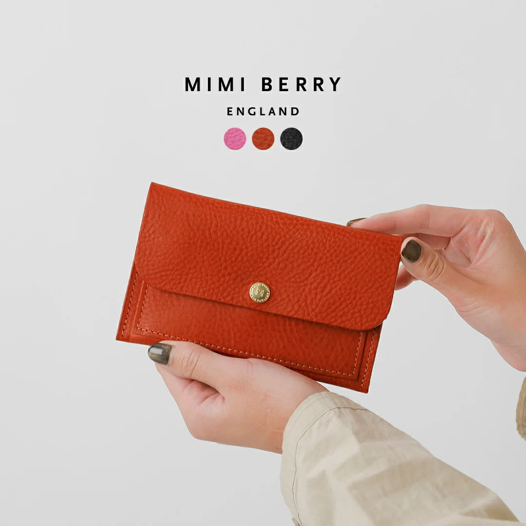 セール【30%OFF】Mimi ミミ ソフト グレイニー ベジタブルタンニンレザー スモールコイン＆カード パース alfie レディース【☆】