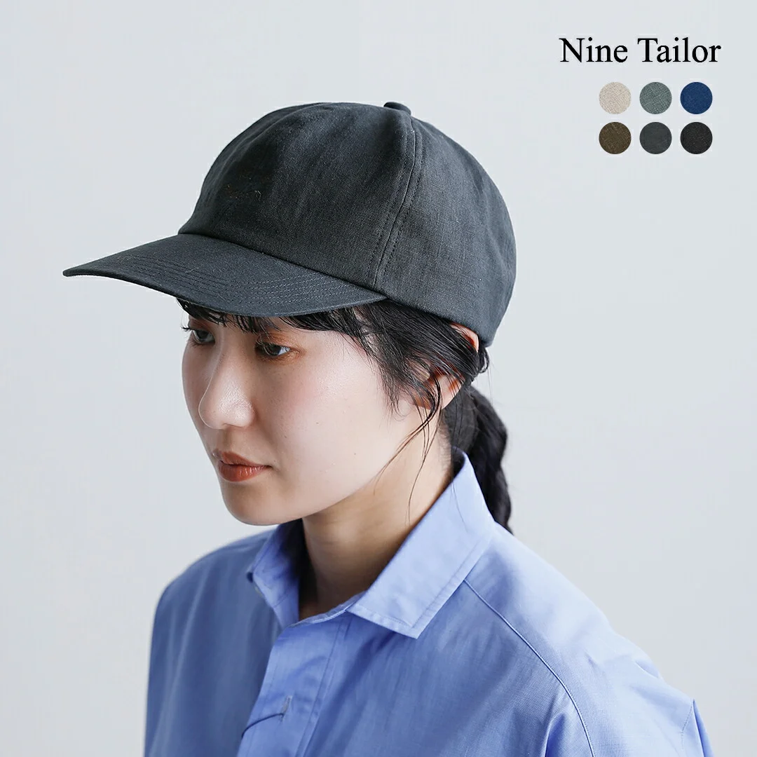 セール【30%OFF】Nine Tailor ナインテイラー リネン スマイリーキャップ Catnip Cap n-1619 レディース【☆】