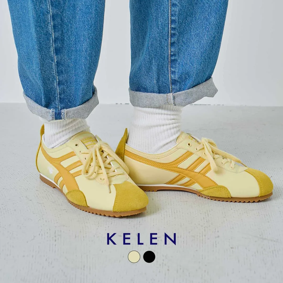 セール【20%OFF】kelen ケレン ×PANTHER パンサー ナイロンベロア クラシックスニーカー “PANTHER DERA” lkl26hfw2001 レディース 【サイズ・カラー交換初回無料】【☆】
