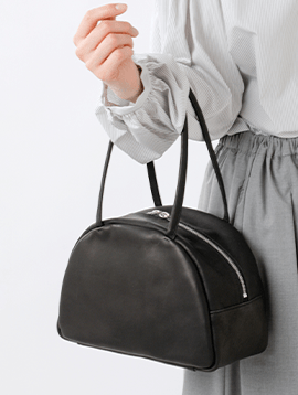 プレスドルースターレザー テリーヌバッグ m069