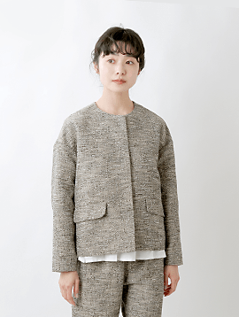 イタリアンジャガード フラップ ジャケット itajk02