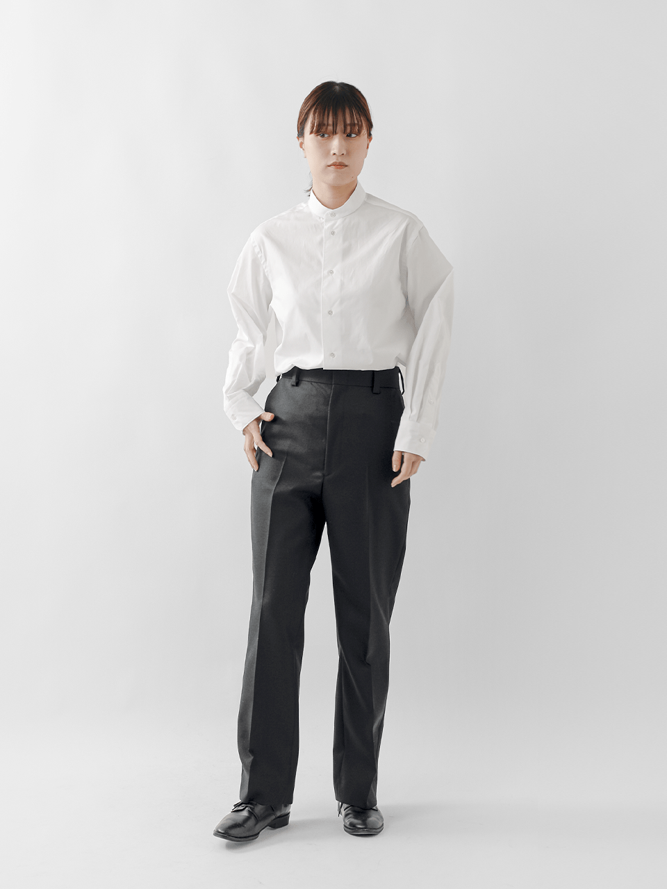 Shinzone(シンゾーン)ウール ロータス パンツ “LOTUS PANTS” 24smspa10