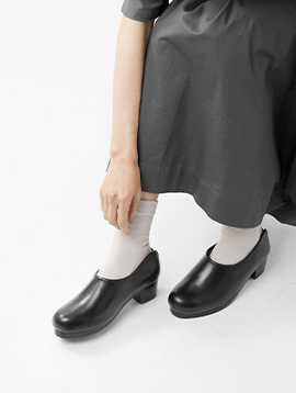 カウレザー サボ “はまぐりがた” h035