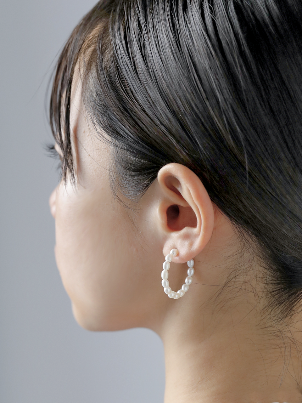 淡水パール フープ ピアス ut307ss95